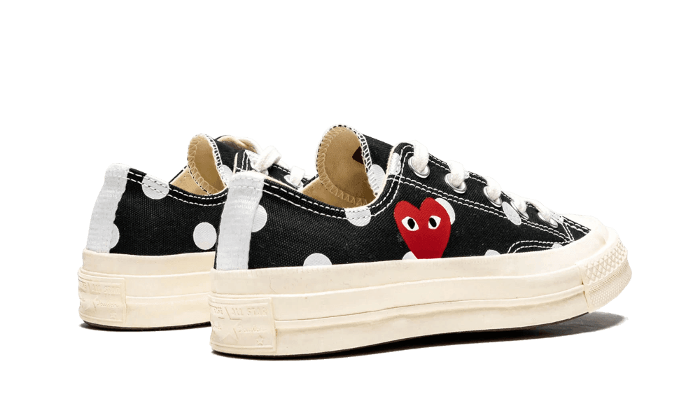 Chuck Taylor All-Star 70s Ox Comme des Garçons PLAY Polka Dot Black - NEWTREATS - SNEAKERS STORE