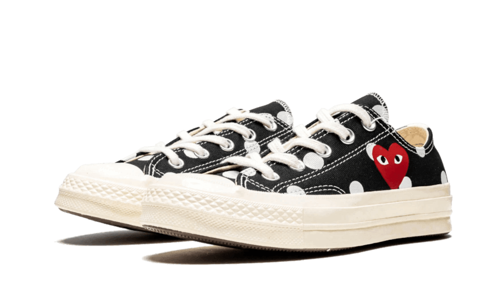 Chuck Taylor All-Star 70s Ox Comme des Garçons PLAY Polka Dot Black - NEWTREATS - SNEAKERS STORE