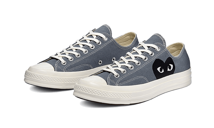 Chuck Taylor All-Star 70s Ox Comme des Garçons PLAY Steel Grey - NEWTREATS - SNEAKERS STORE