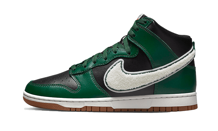 Dunk High Chenille Swoosh Black Green - NEWTREATS - SNEAKERS STORE