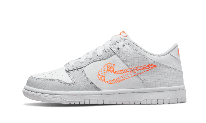 Dunk Low 3D Swoosh White Grey - NEWTREATS - SNEAKERS STORE