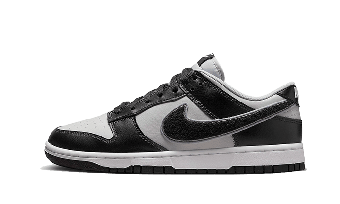 Dunk Low Chenille Swoosh Grey Black - NEWTREATS - SNEAKERS STORE