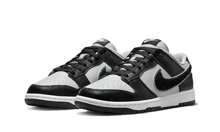 Dunk Low Chenille Swoosh Grey Black - NEWTREATS - SNEAKERS STORE