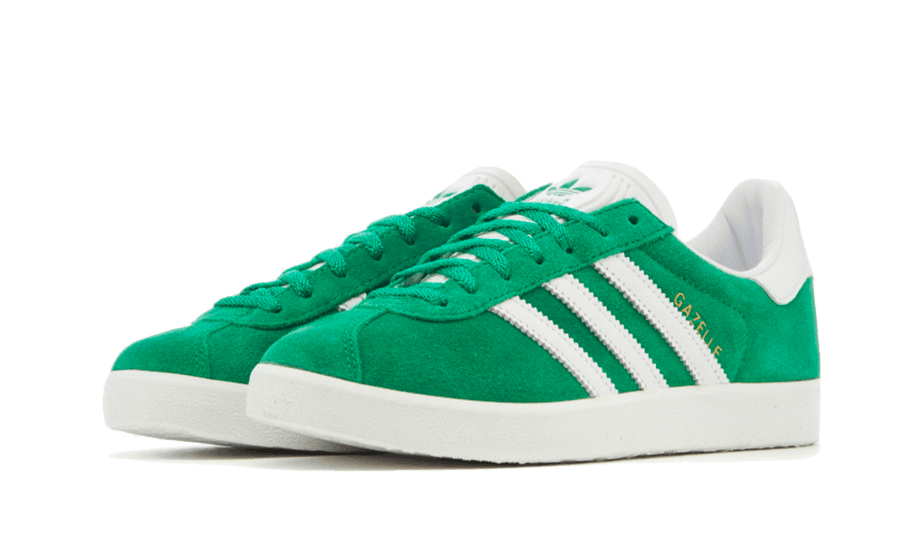 Gazelle 85 Green White Gold Metallic - NEWTREATS - SNEAKERS STORE