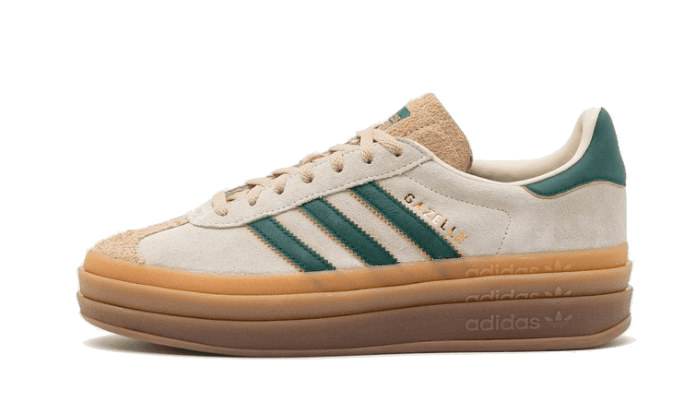 Gazelle Bold Magic Beige Collegiate Green - NEWTREATS - SNEAKERS STORE