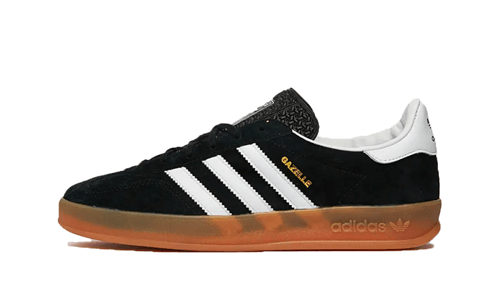 Gazelle Indoor Black White Gum - NEWTREATS - SNEAKERS STORE