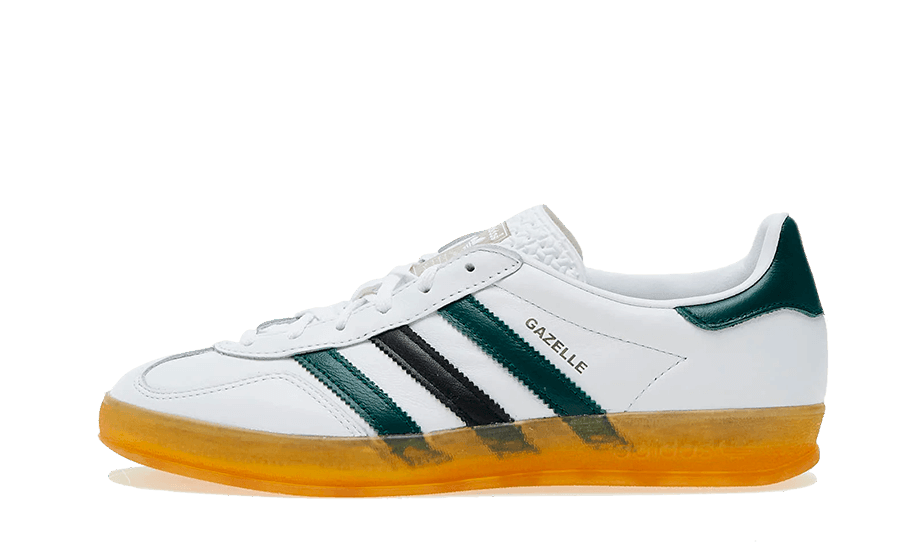 Gazelle Indoor White Collegiate Green - NEWTREATS - SNEAKERS STORE