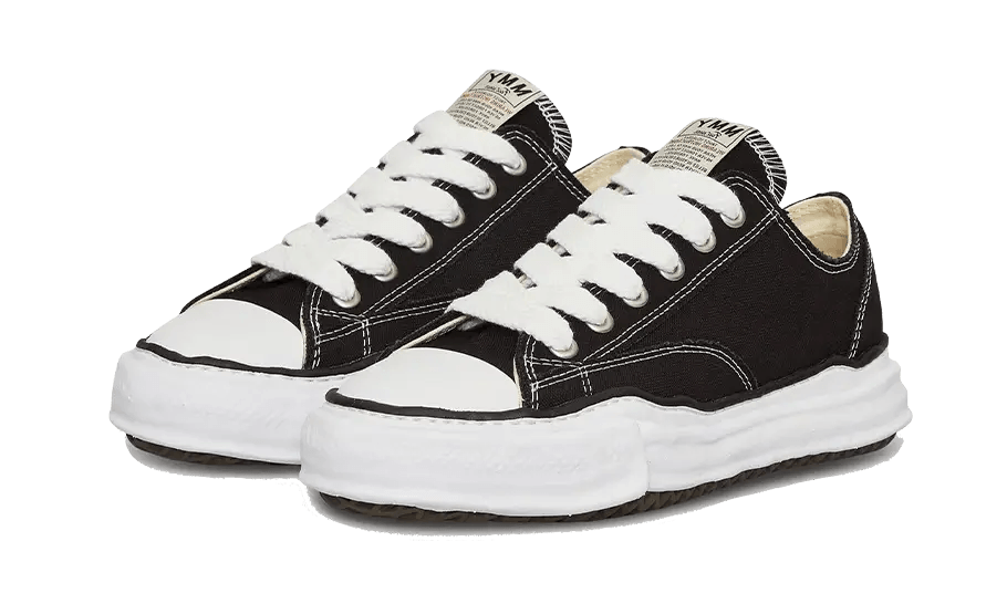 Maison Mihara Yasuhiro Peterson OG Sole Canvas Low Black - NEWTREATS - SNEAKERS STORE