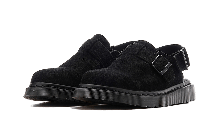 Mules Jorge Black Suede - NEWTREATS - SNEAKERS STORE