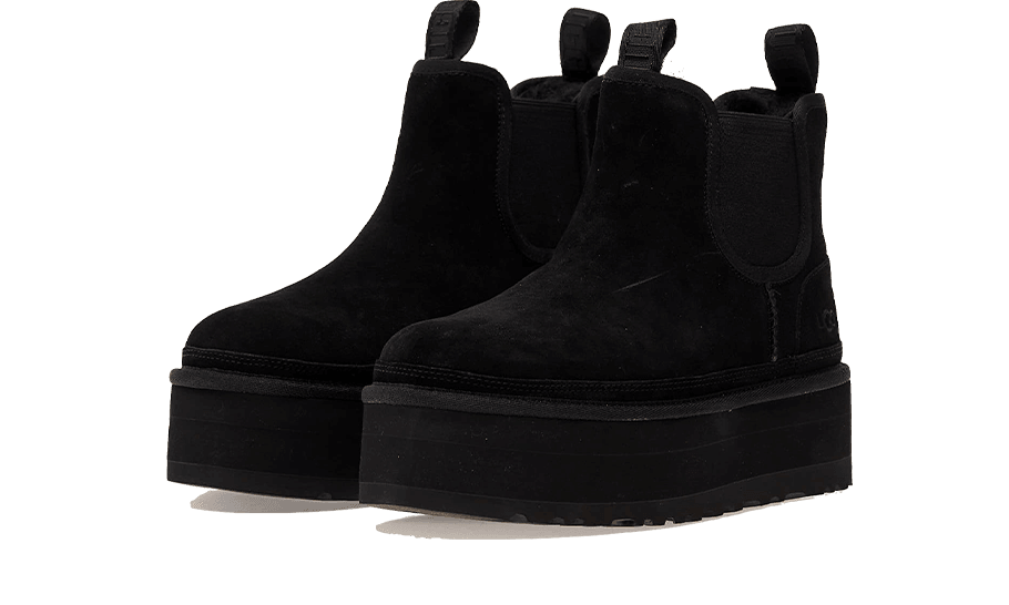 Neumel Platform Chelsea Boot Black - NEWTREATS - SNEAKERS STORE