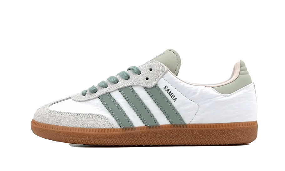 Samba OG Cloud White Silver Green - NEWTREATS - SNEAKERS STORE