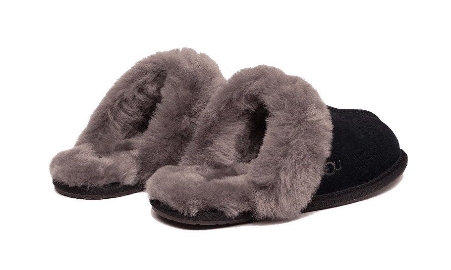 Scuffette II Slipper Black Grey - NEWTREATS - SNEAKERS STORE