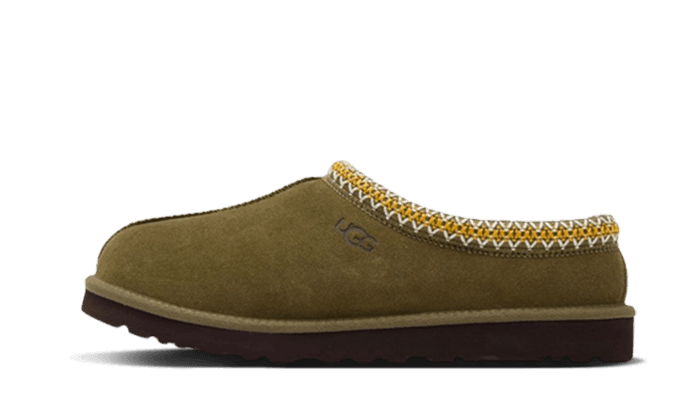 Tasman Slipper Burnt Olive Black - NEWTREATS - SNEAKERS STORE