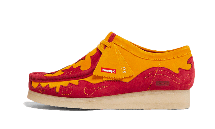 Wallabee Supreme Yellow Red - NEWTREATS - SNEAKERS STORE