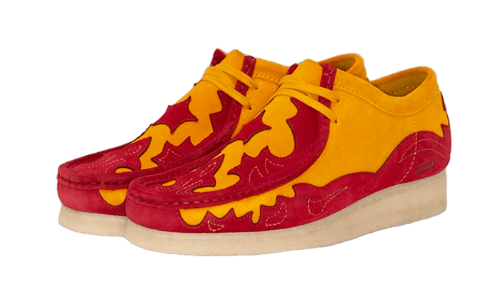 Wallabee Supreme Yellow Red - NEWTREATS - SNEAKERS STORE