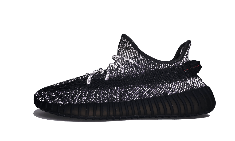 Yeezy Boost 350 V2 Static Black (Reflective) - NEWTREATS - SNEAKERS STORE